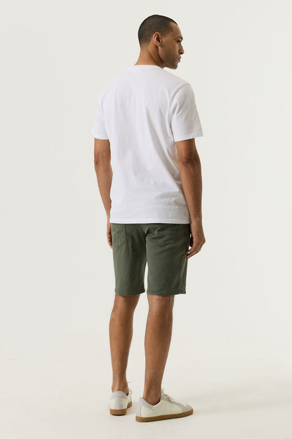 Garcia Jeans Bermuda Regular Elastica Russo Sage Green