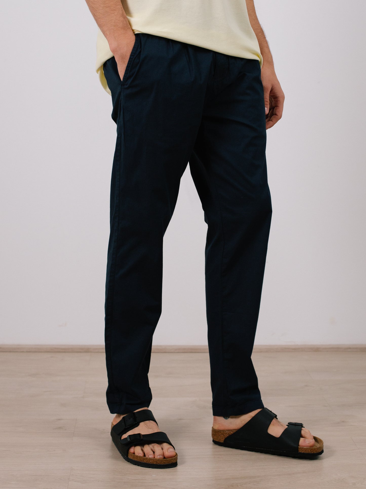 Indicode Jeans Pantalon Chino Elastico Inrafle Navy