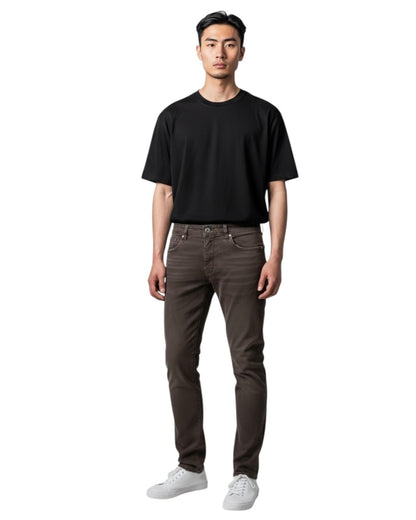 Indicode Jeans Pantalon Regular Estilo Vaquero Indankos Dark Brown