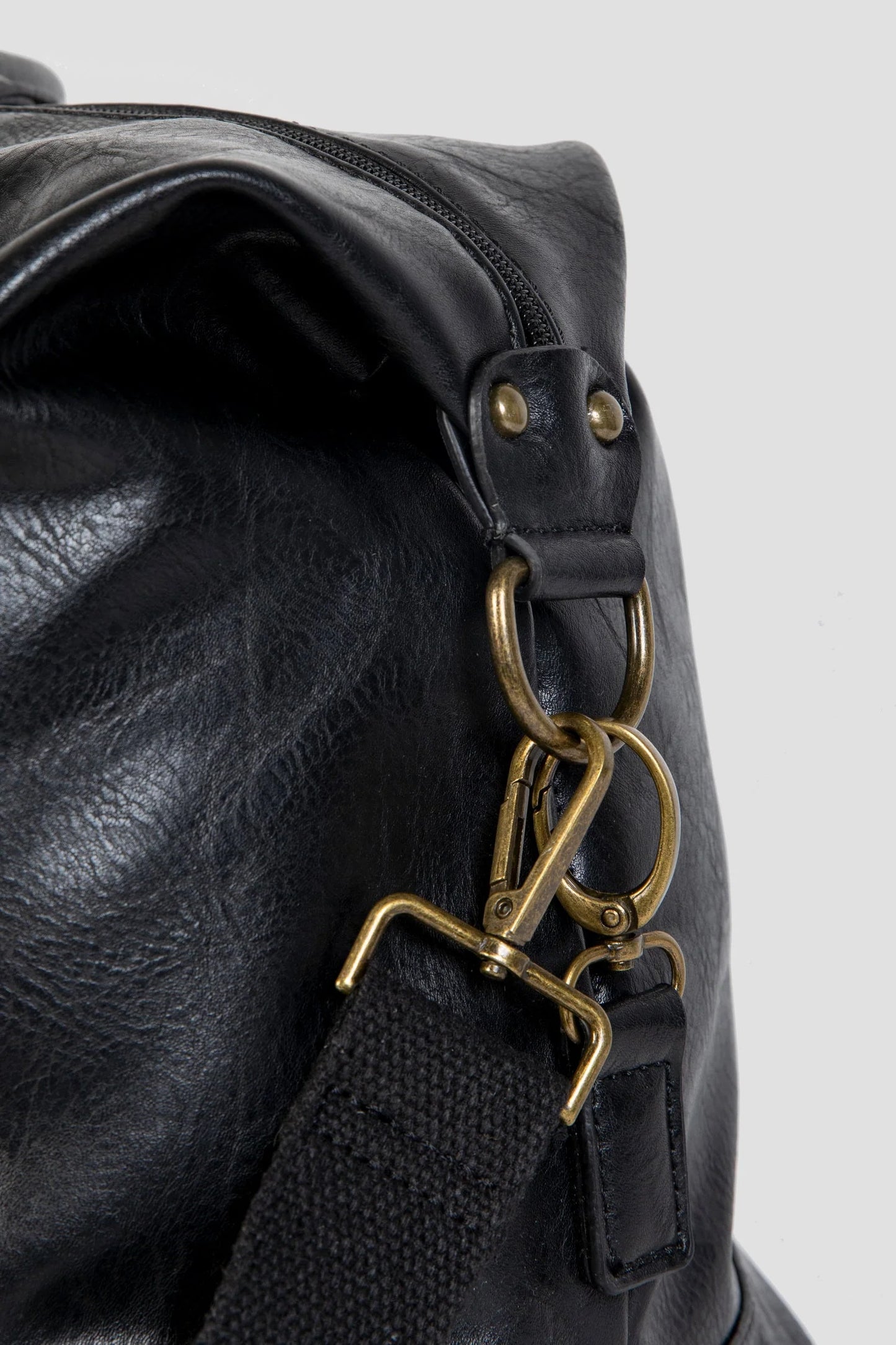 Bolsa de Viaje ALV Efecto Piel Negra