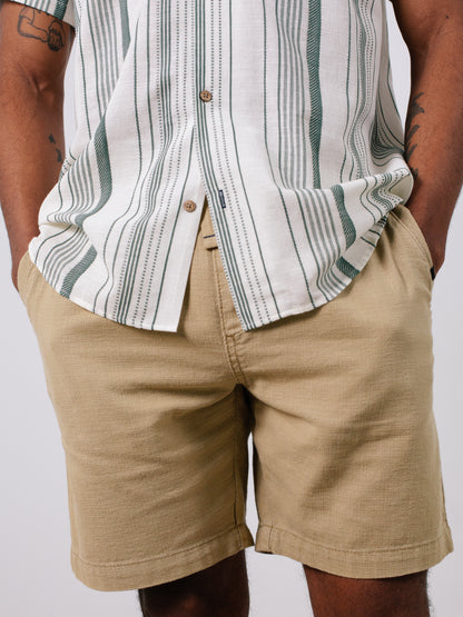 Indicode Jeans Bermuda Estilo Lino Inoasis Cornstalk