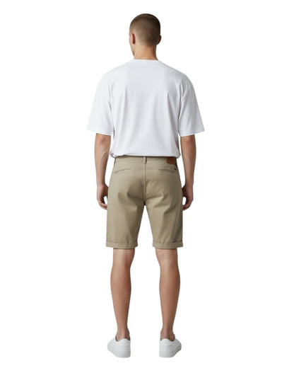 Indicode Jeans Bermuda Elastica Inbouillon Stone