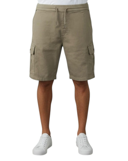 Indicode Jeans Bermuda Cargo Elastica Inbouillon Kelp