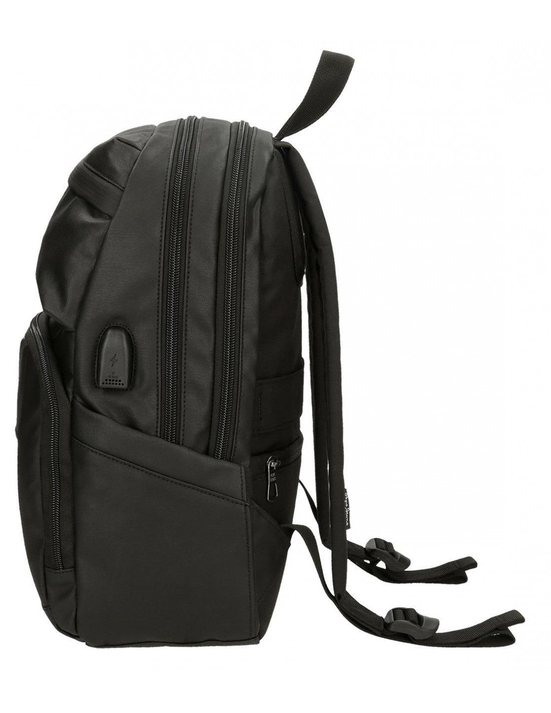 Mochila Porta Ordenador Pepe Jeans PJL Dortmund Negra