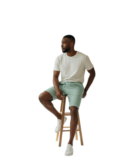 Indicode Jeans Bermuda de Lino Incordy Quiet Wave
