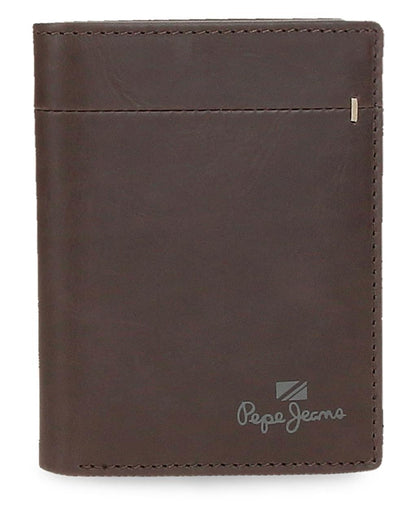 Billetero Vertical Con Monedero Pepe Jeans Marron