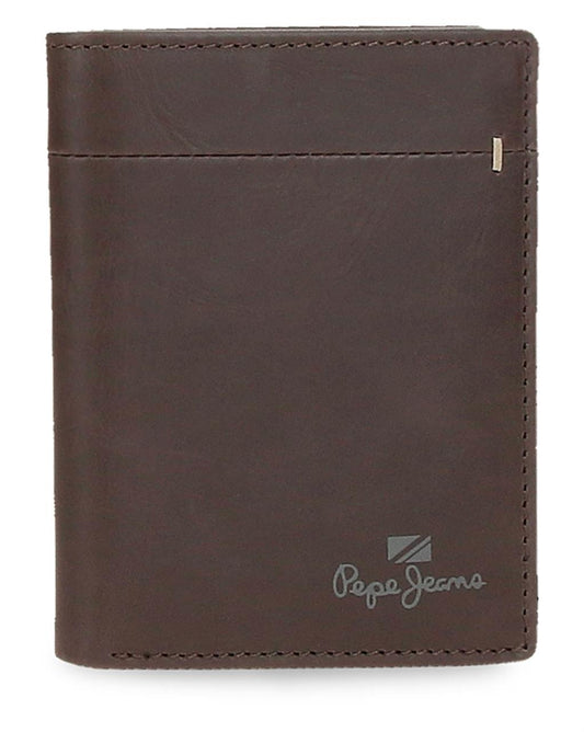 Billetero Vertical Con Monedero Pepe Jeans Marron