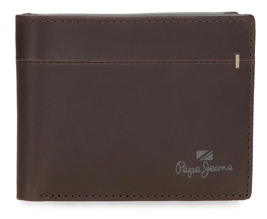 Billetero Horizontal Con Monedero Pepe Jeans Marron