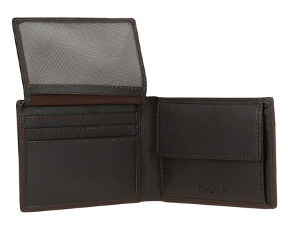 Billetero Horizontal Con Monedero Pepe Jeans Marron