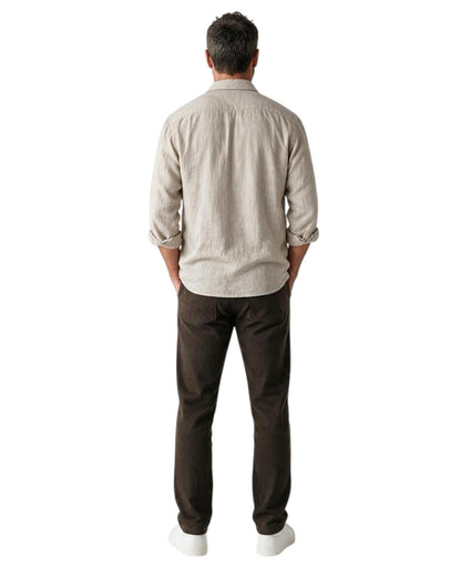Carlos Córdoba Pantalón chino Alpes Regular Fit Brown