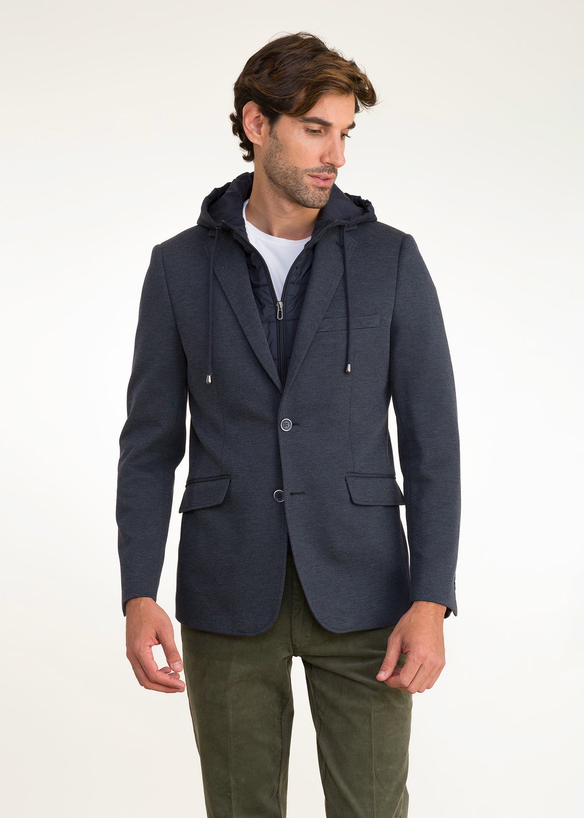 Lino Clemente Americana Ayna Slim Fit Navy