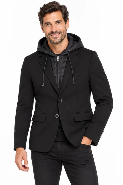 Lino Clemente Americana Ayna Slim Fit Negro