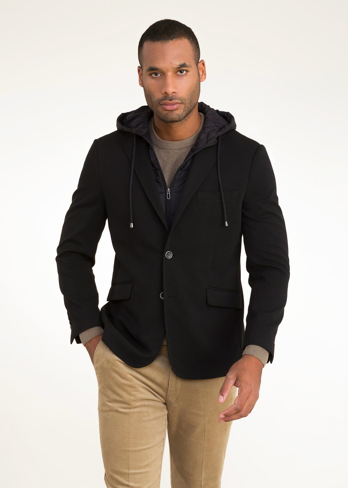 Lino Clemente Americana Ayna Slim Fit Negro