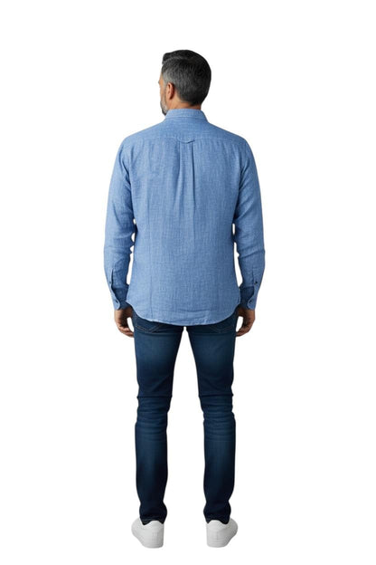 Dario Beltran Camisa Manga Larga Alias Blue