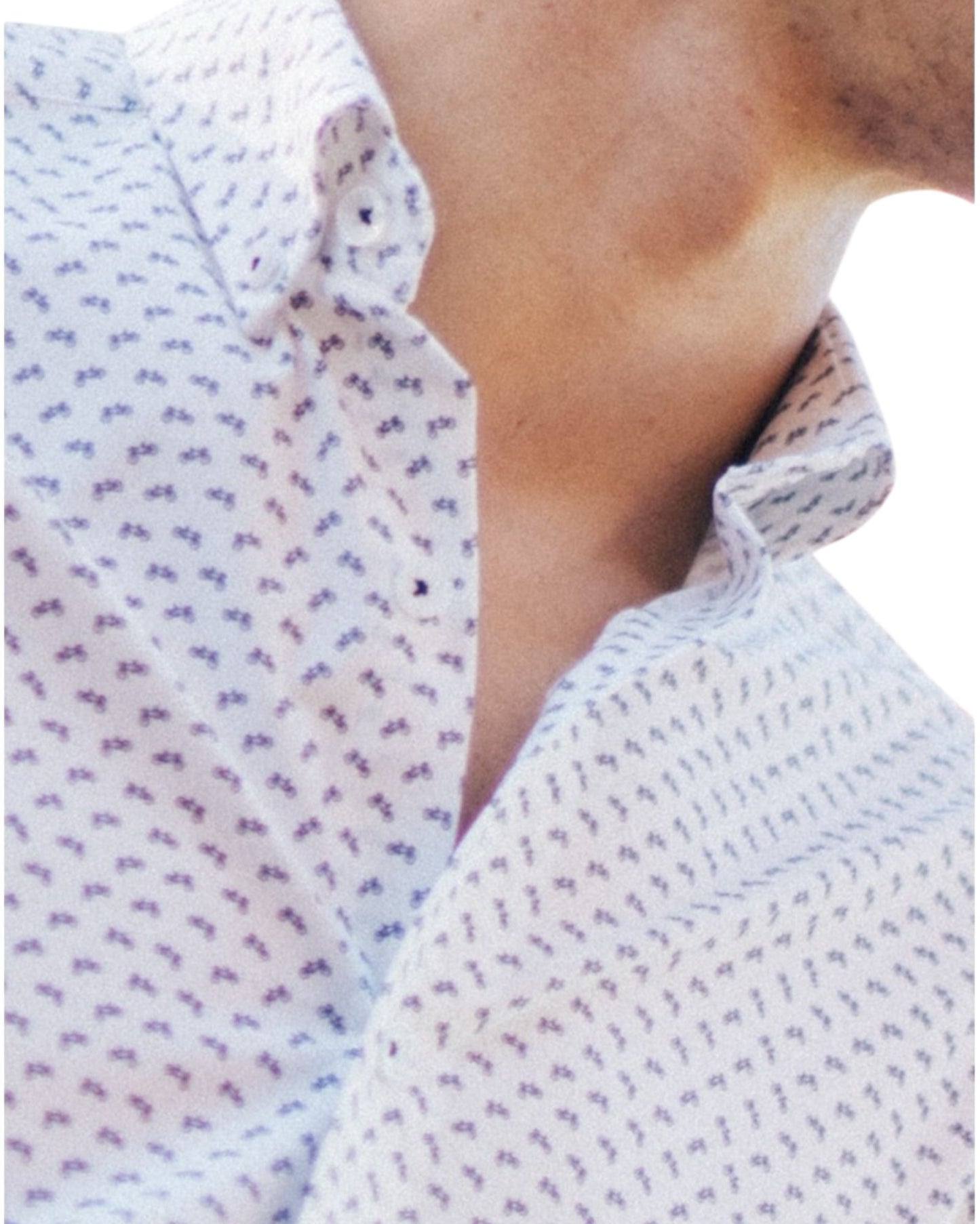 Dario Beltran Camisa Manga Larga Astuto Blanca