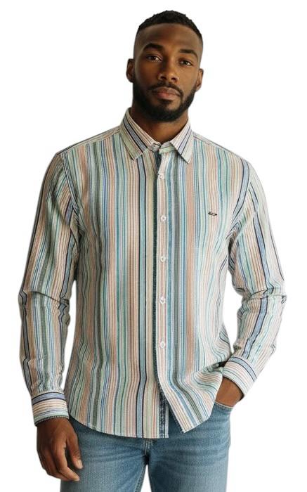 Dario Beltran Camisa Manga Larga Canto Blanca