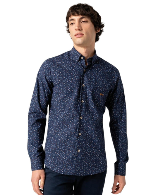 Dario Beltran Camisa Manga Larga Hered Marino