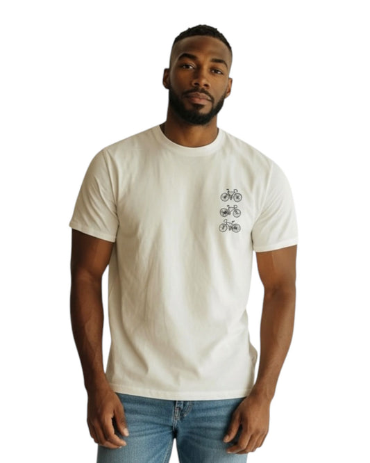 Camiseta Manga Corta Finestreta Pedales Cru