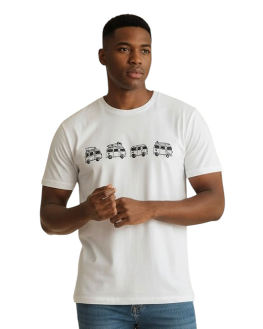 Camiseta Manga Corta Finestreta Furgoline Cru