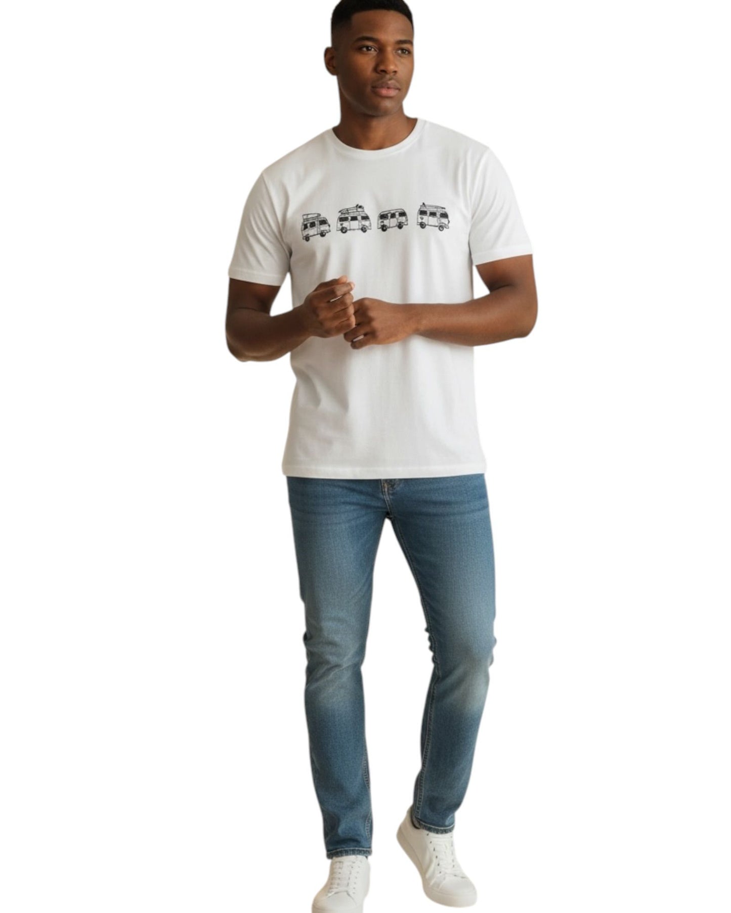 Camiseta Manga Corta Finestreta Furgoline Cru