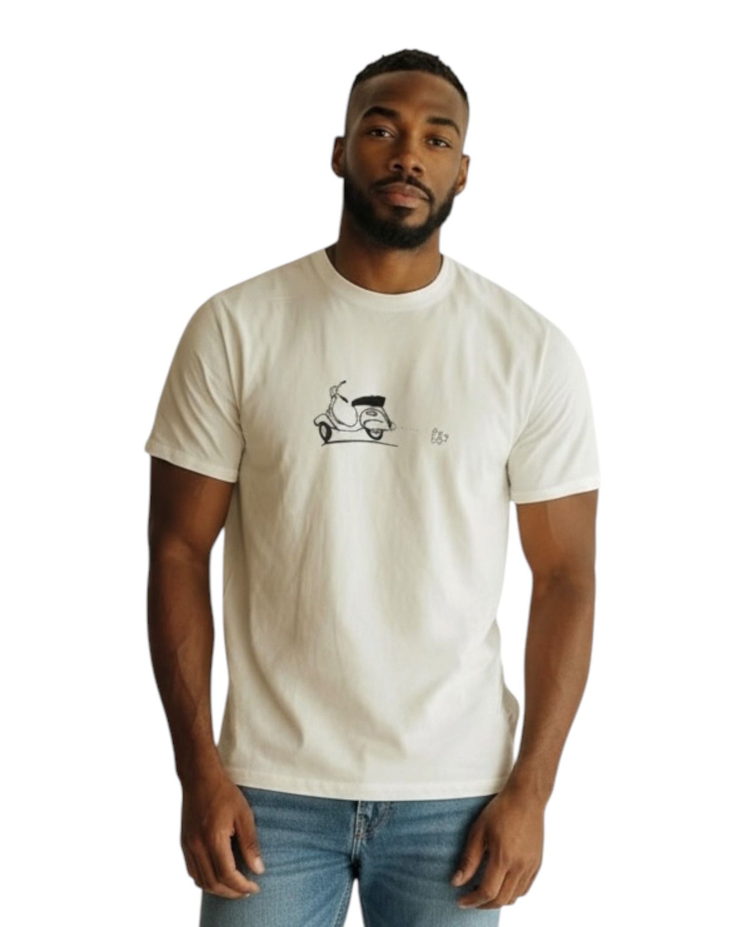 Camiseta Manga Corta Finestreta Fum Cru