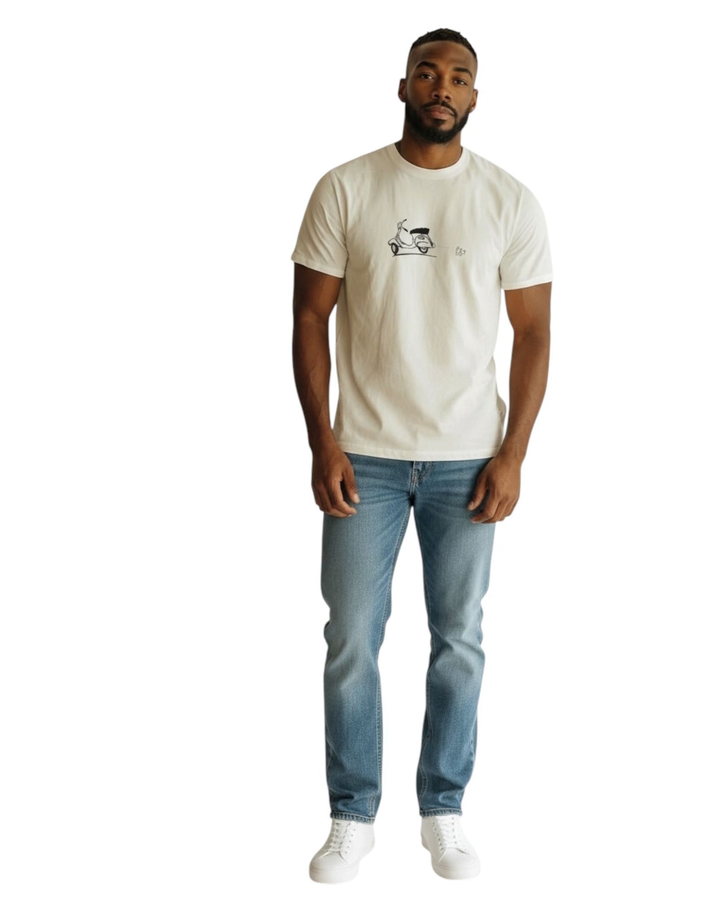 Camiseta Manga Corta Finestreta Fum Cru