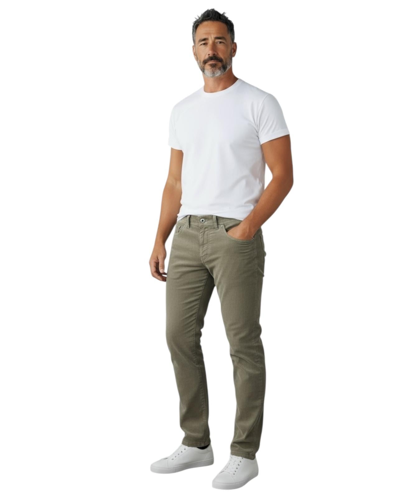 CC Pantalon Pana Estructurada Carlos Cordoba Colorado Beig