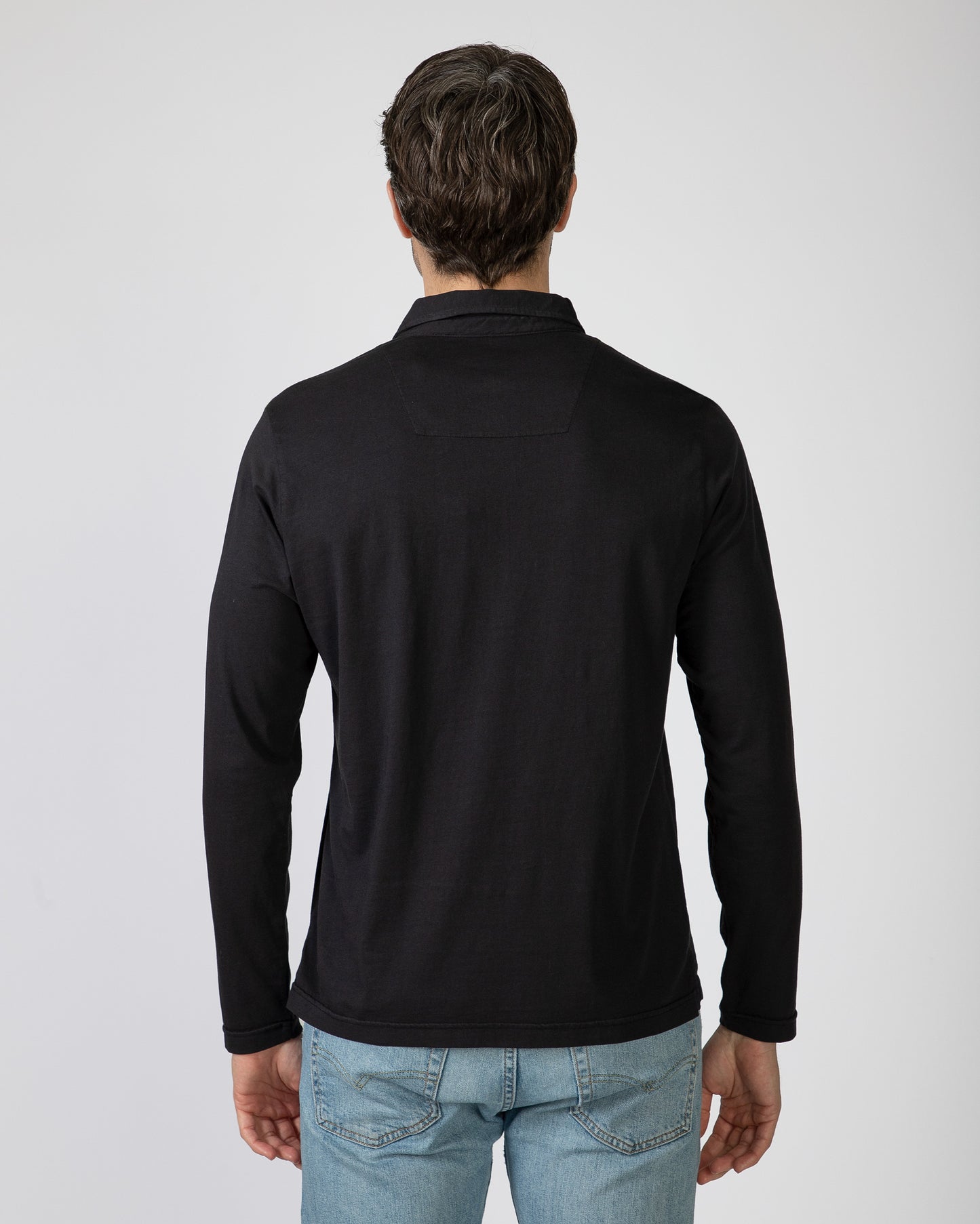 MSN Polo Manga Larga Massana Negro