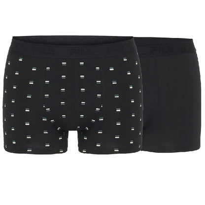 Fila Pack Boxers Elasticos Negros 2 uds.