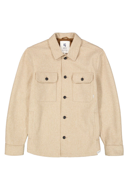 Garcia Jeans Sobrecamisa Melange Roast Cashew