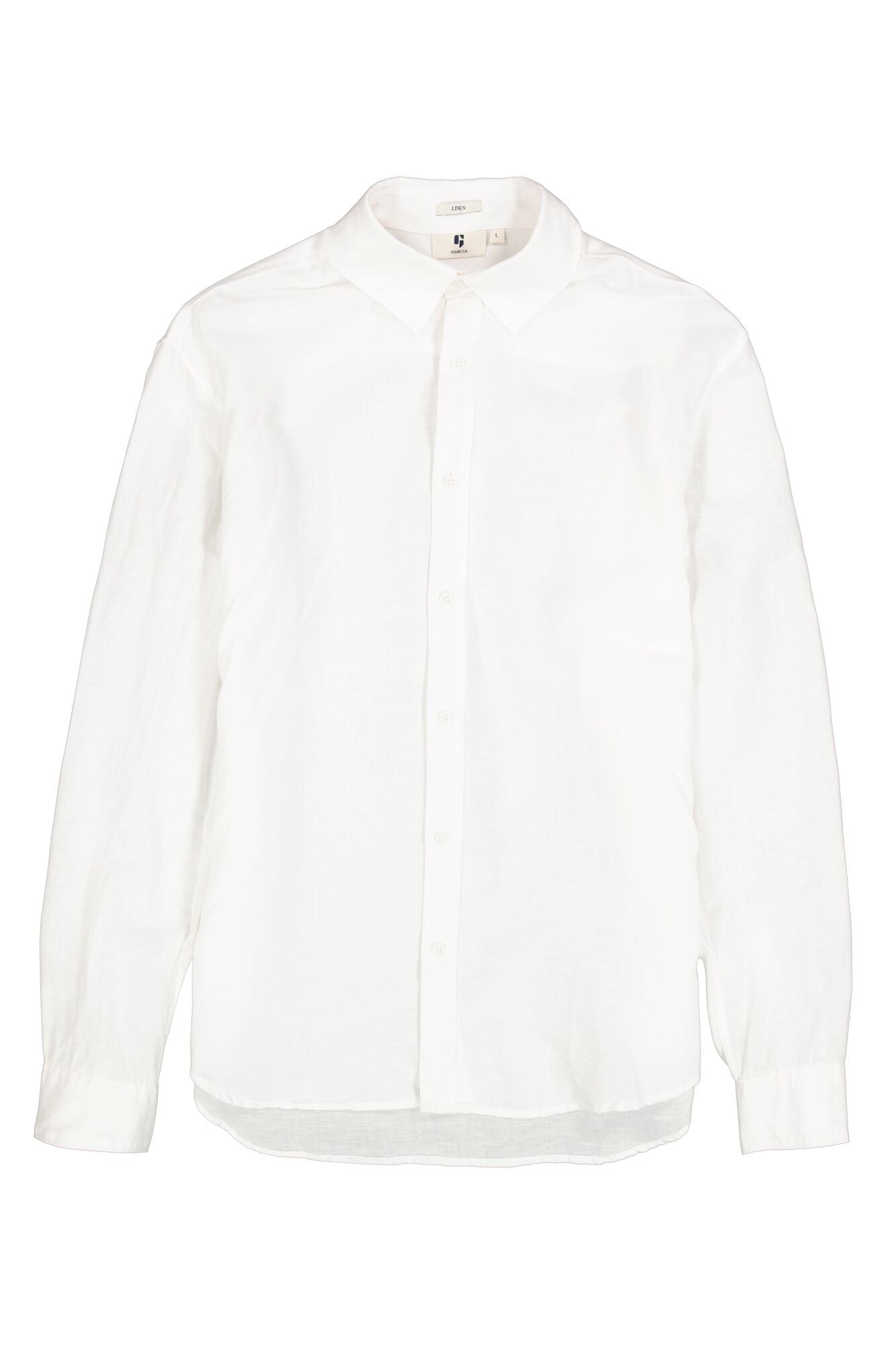 Garcia Jeans Camisa de Lino White