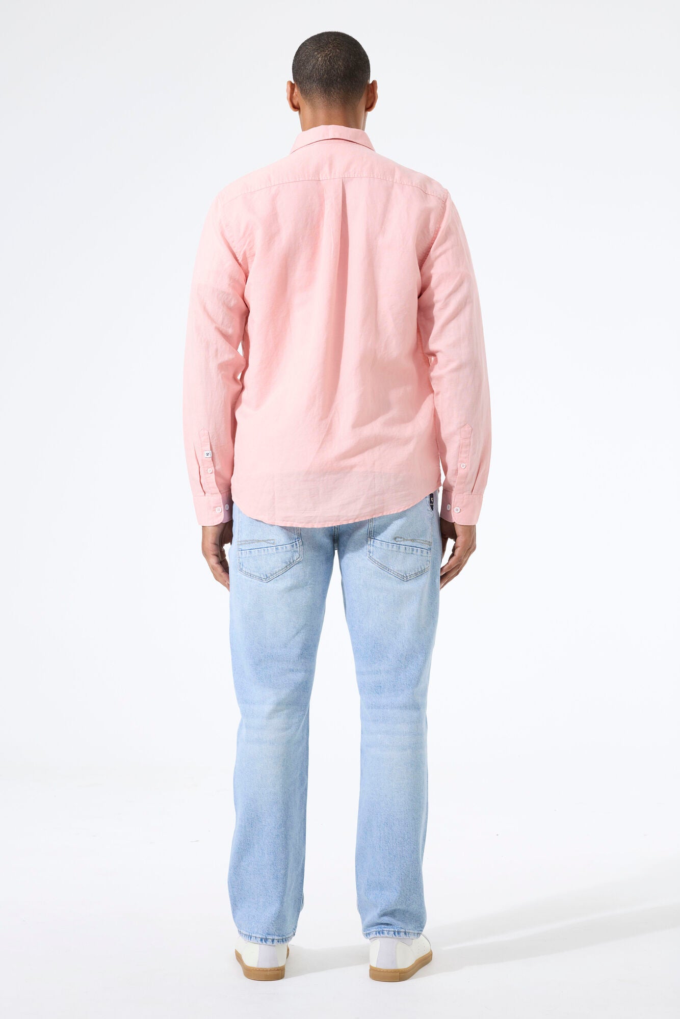 Garcia Jeans Camisa de Lino Pink