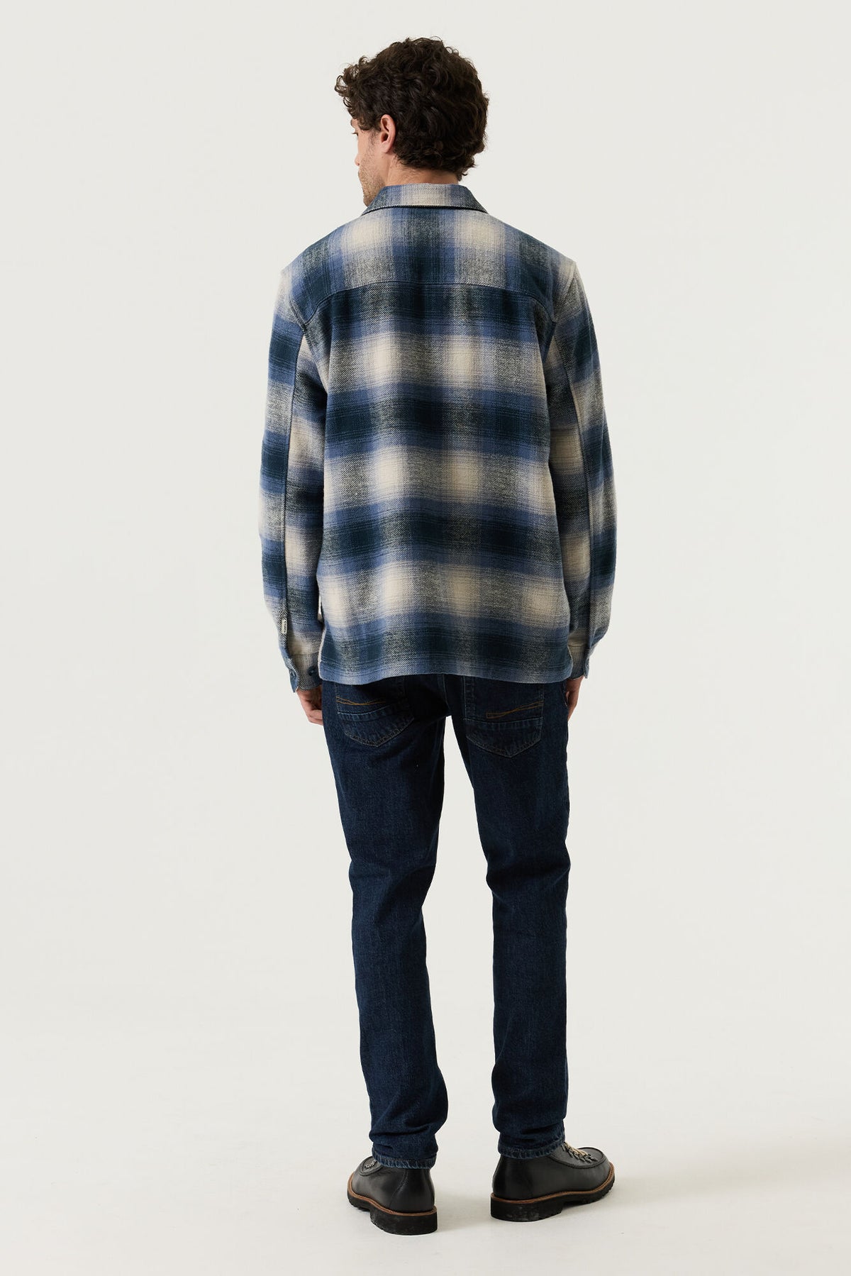 Garcia Jeans Sobrecamisa a cuadros Dark Navy