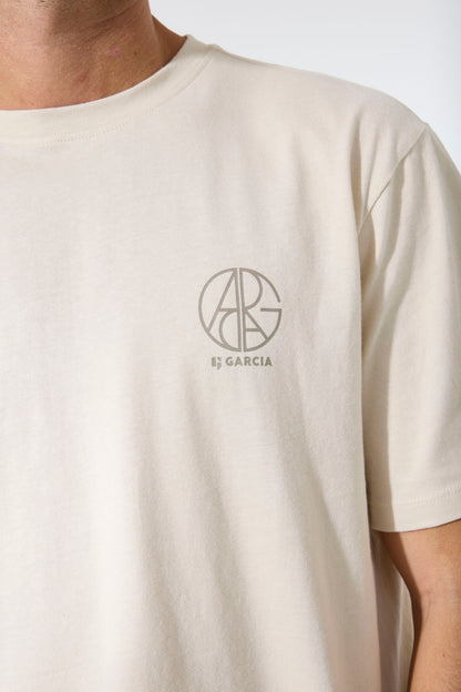 Garcia Jeans Camiseta Cuello Redondo Bone