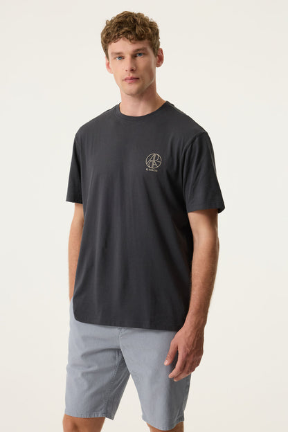 Garcia Jeans Camiseta Cuello Redondo Blue Graphite