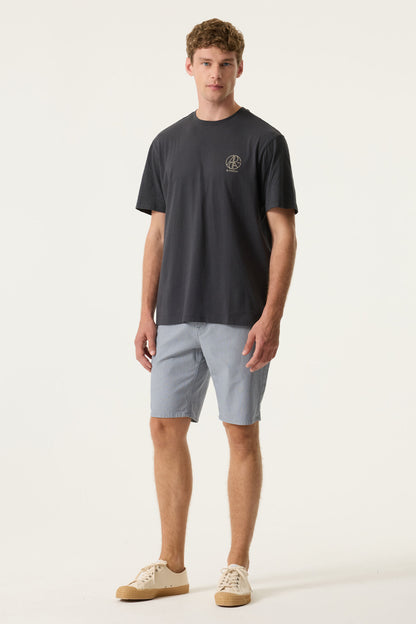 Garcia Jeans Camiseta Cuello Redondo Blue Graphite