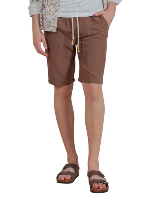 IMH Bermuda Casual de Tencel InMyHood Nut