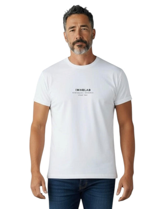 IMH LAB Camiseta Relaxed Fit InMyHood White