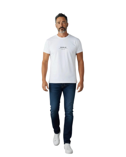 IMH LAB Camiseta Relaxed Fit InMyHood White