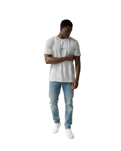 IMH LAB Camiseta Relaxed Fit InMyHood White Grey