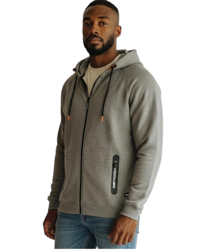 IMH Sudadera con Capucha y Cremallera InMyHood Grey Melange