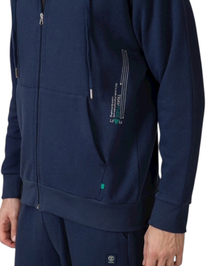 MSN Sudadera con Capucha y Cremallera Massana Blue