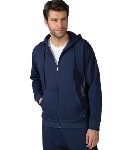 MSN Sudadera con Capucha y Cremallera Massana Blue