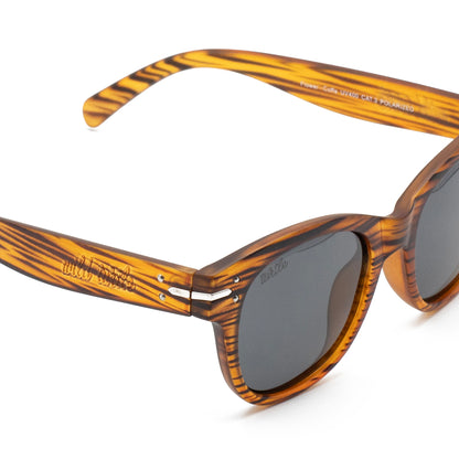 Gafas de Sol Polarizadas Wild Turtle Flower Cofee