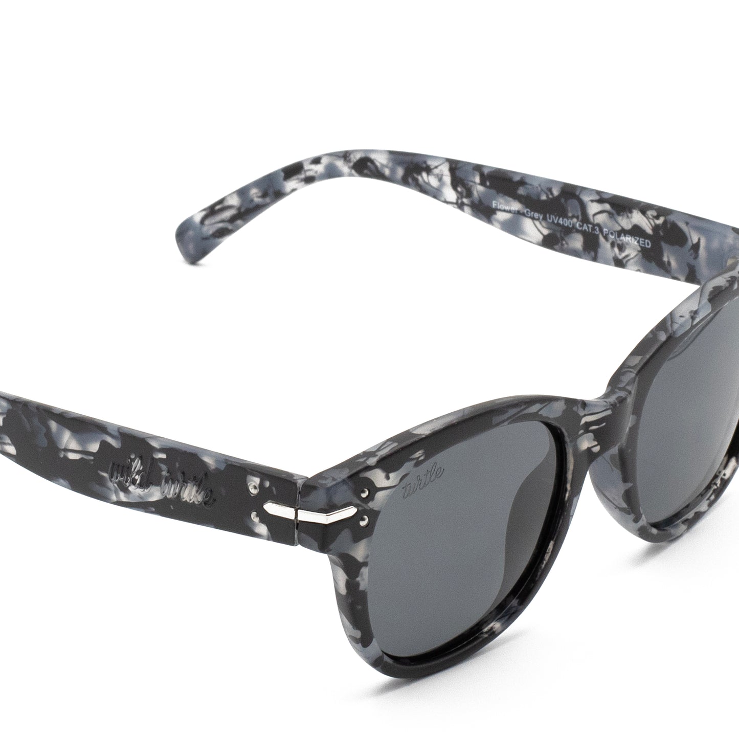 Gafas de Sol Polarizadas Wild Turtle Flower Grey