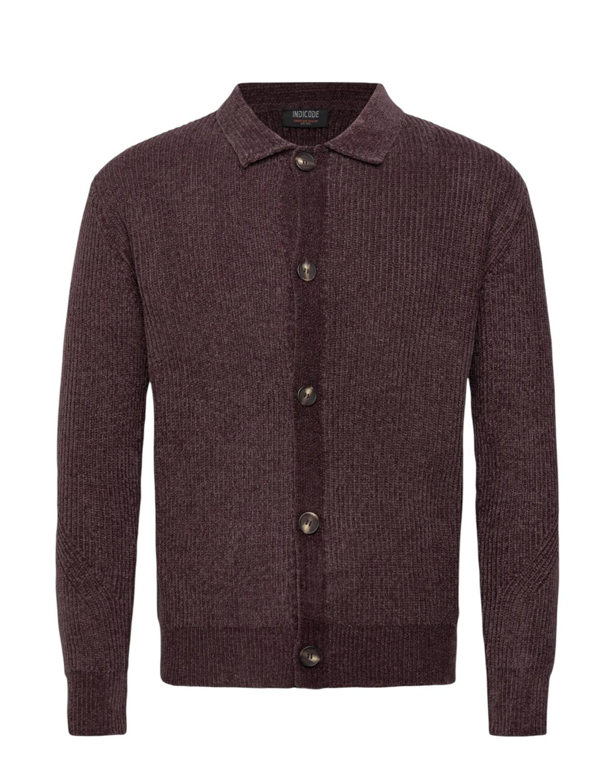 Indicode Jeans Cárdigan INHunch Seal Brown