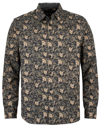 Indicode Jeans Camisa Manga Larga Regular Fit Inmordwyn Jet Black
