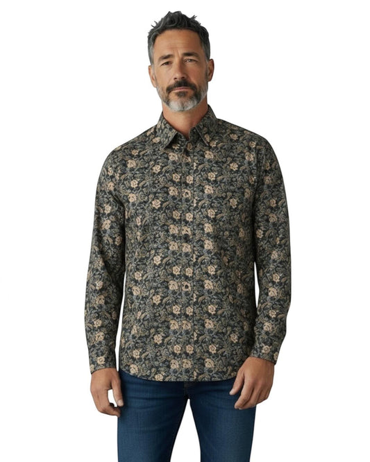 Indicode Jeans Camisa Manga Larga Regular Fit Inmordwyn Jet Black