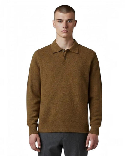 Indicode Jeans Polo Manga Larga Cuello Camisero Inrenric Breen