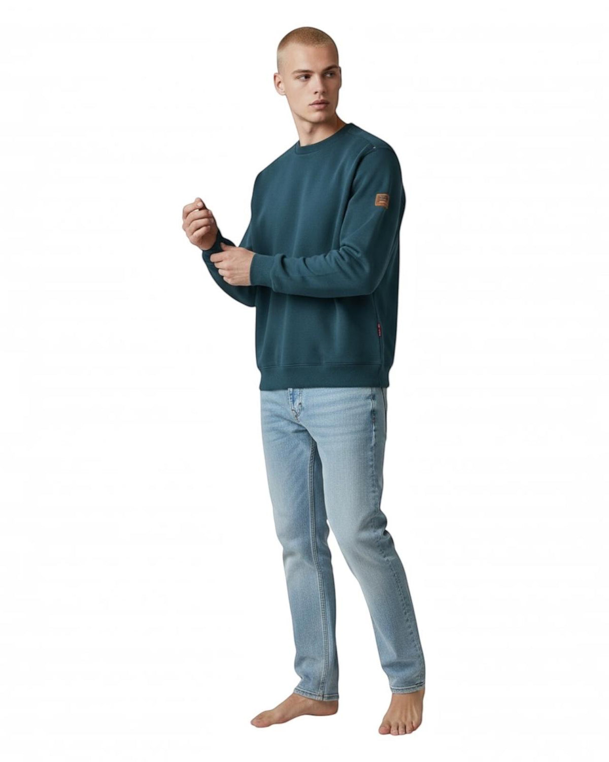 Indicode Jeans Sudadera Cuello Redondo Intavwin Dark Slate